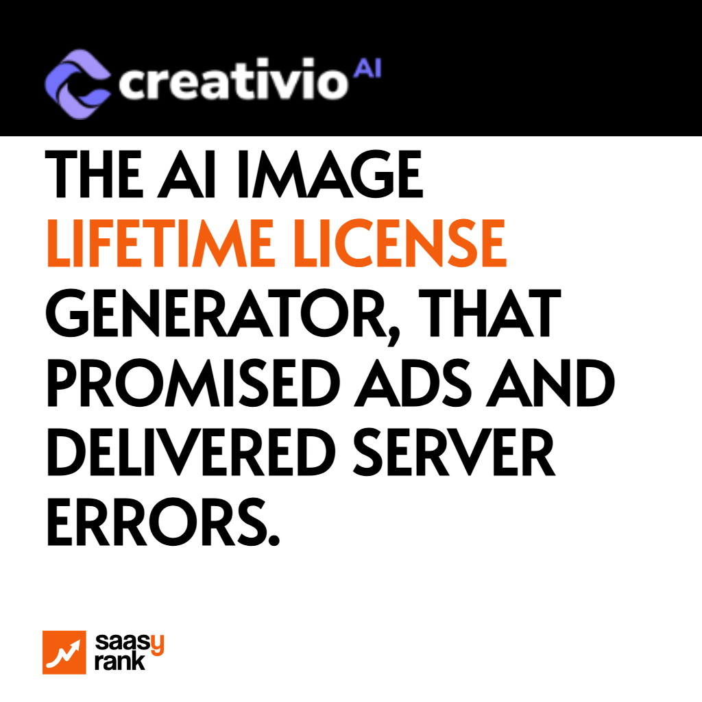 Creativio promised ads, and delivered nothing but server errors
