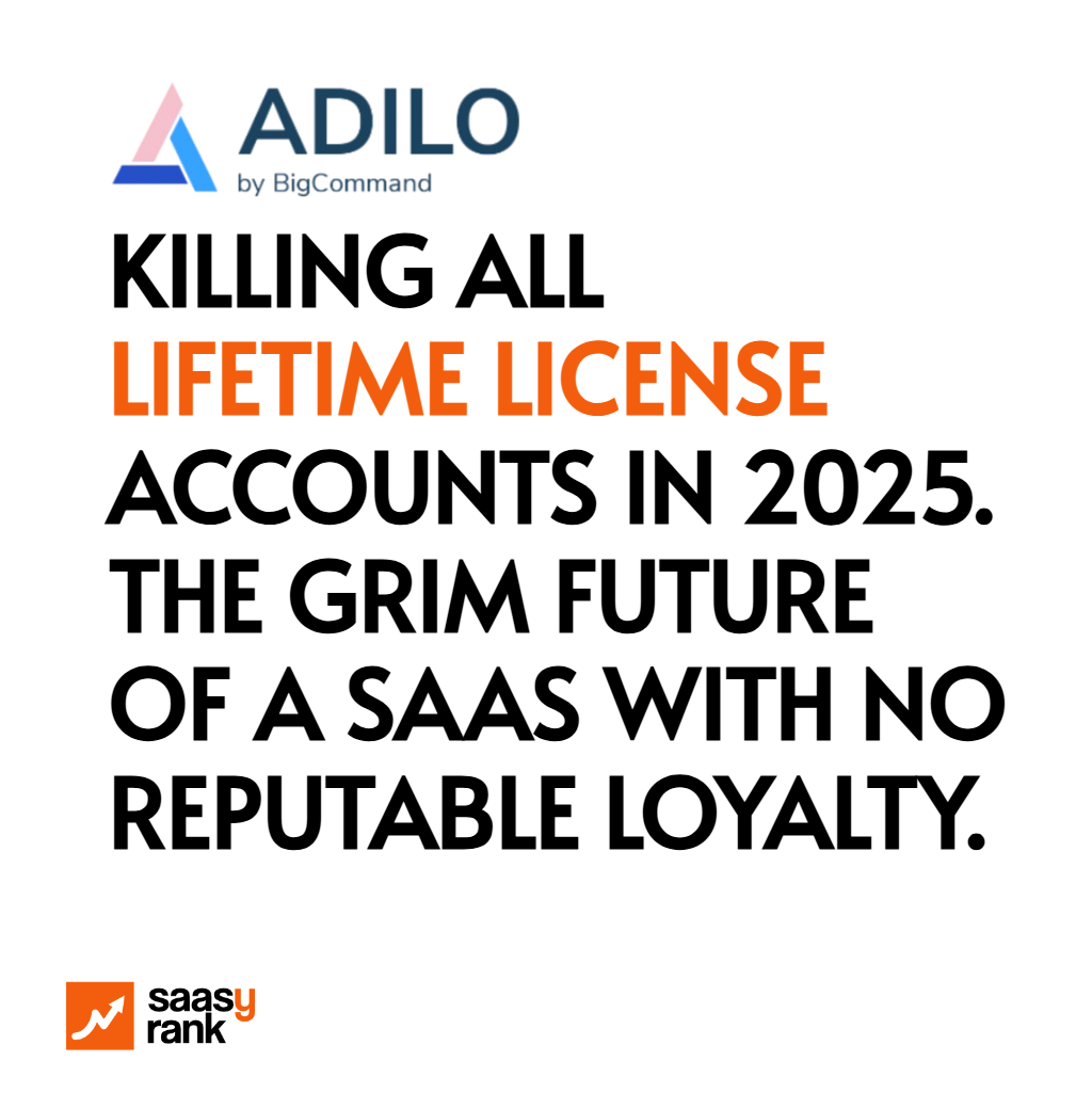 Adilo’s LTD Fallout, AppSumo’s responsibility, and a founder’s shortsightedness